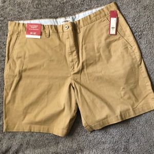 Flat front shorts